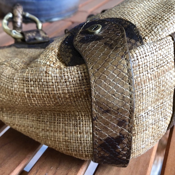 Elaine Turner Preowned "straw" handbag - Picture 6 of 8